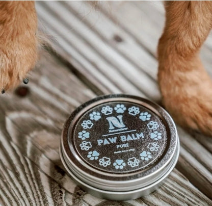 Naturallow Tallow Unscented Paw Balm 2oz Tin - 100% Organic All Natural and Lick-Safe - Protects from Cracks & Wounds Food Grade Ingredients