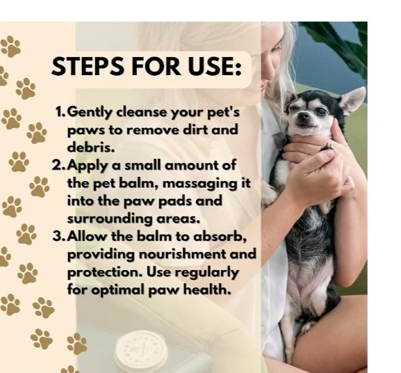 Naturallow Tallow Unscented Paw Balm 2oz Tin - 100% Organic All Natural and Lick-Safe - Protects from Cracks & Wounds Food Grade Ingredients